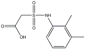 2-[(2,3-dimethylphenyl)sulfamoyl]acetic acid 구조식 이미지