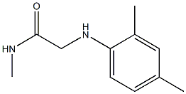 2-[(2,4-dimethylphenyl)amino]-N-methylacetamide 구조식 이미지