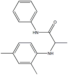 2-[(2,4-dimethylphenyl)amino]-N-phenylpropanamide Structure