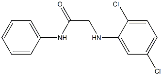 2-[(2,5-dichlorophenyl)amino]-N-phenylacetamide Structure