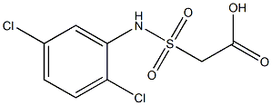 2-[(2,5-dichlorophenyl)sulfamoyl]acetic acid 구조식 이미지