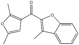 2-[(2,5-dimethylfuran-3-yl)carbonyl]-3-methyl-1-benzofuran Structure