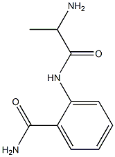 2-[(2-aminopropanoyl)amino]benzamide 구조식 이미지