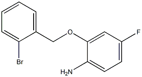 2-[(2-bromobenzyl)oxy]-4-fluoroaniline 구조식 이미지