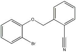 2-[(2-bromophenoxy)methyl]benzonitrile Structure