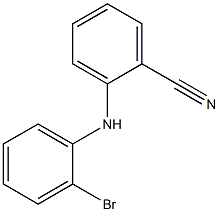 2-[(2-bromophenyl)amino]benzonitrile 구조식 이미지