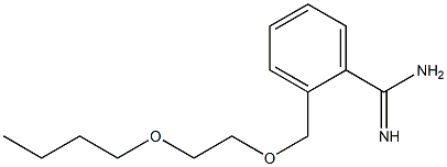 2-[(2-butoxyethoxy)methyl]benzene-1-carboximidamide Structure