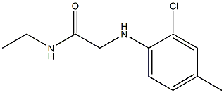 2-[(2-chloro-4-methylphenyl)amino]-N-ethylacetamide 구조식 이미지