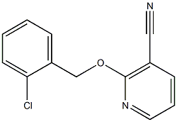 2-[(2-chlorobenzyl)oxy]nicotinonitrile 구조식 이미지