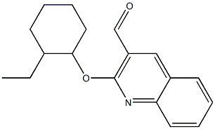 2-[(2-ethylcyclohexyl)oxy]quinoline-3-carbaldehyde Structure