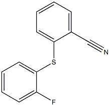 2-[(2-fluorophenyl)sulfanyl]benzonitrile 구조식 이미지