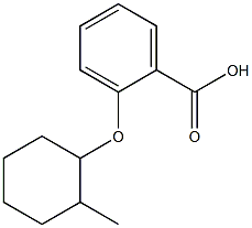 2-[(2-methylcyclohexyl)oxy]benzoic acid 구조식 이미지
