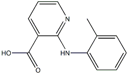 2-[(2-methylphenyl)amino]pyridine-3-carboxylic acid Structure