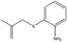 2-[(2-methylprop-2-enyl)thio]aniline Structure