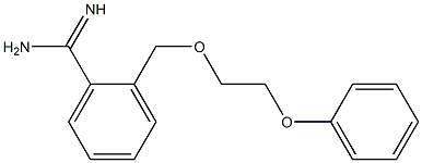 2-[(2-phenoxyethoxy)methyl]benzenecarboximidamide 구조식 이미지