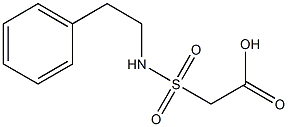 2-[(2-phenylethyl)sulfamoyl]acetic acid Structure