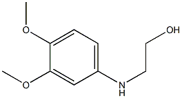 2-[(3,4-dimethoxyphenyl)amino]ethan-1-ol Structure