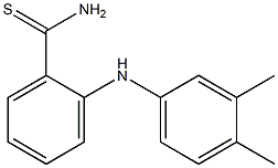 2-[(3,4-dimethylphenyl)amino]benzene-1-carbothioamide 구조식 이미지