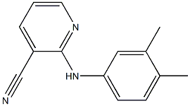2-[(3,4-dimethylphenyl)amino]pyridine-3-carbonitrile Structure
