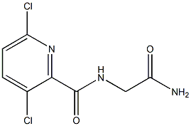 2-[(3,6-dichloropyridin-2-yl)formamido]acetamide Structure