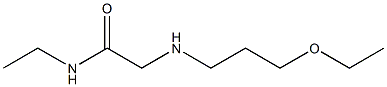 2-[(3-ethoxypropyl)amino]-N-ethylacetamide 구조식 이미지