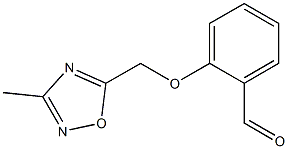 2-[(3-methyl-1,2,4-oxadiazol-5-yl)methoxy]benzaldehyde Structure