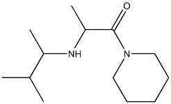 2-[(3-methylbutan-2-yl)amino]-1-(piperidin-1-yl)propan-1-one 구조식 이미지