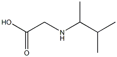 2-[(3-methylbutan-2-yl)amino]acetic acid Structure