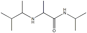 2-[(3-methylbutan-2-yl)amino]-N-(propan-2-yl)propanamide Structure