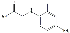 2-[(4-amino-2-fluorophenyl)amino]acetamide 구조식 이미지