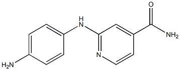 2-[(4-aminophenyl)amino]isonicotinamide Structure
