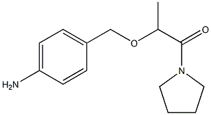 2-[(4-aminophenyl)methoxy]-1-(pyrrolidin-1-yl)propan-1-one Structure