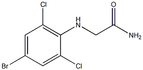 2-[(4-bromo-2,6-dichlorophenyl)amino]acetamide Structure