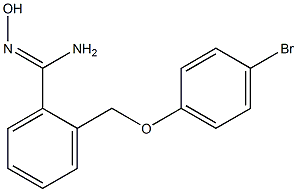 2-[(4-bromophenoxy)methyl]-N'-hydroxybenzenecarboximidamide Structure