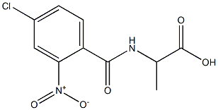 2-[(4-chloro-2-nitrophenyl)formamido]propanoic acid Structure
