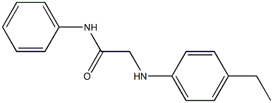 2-[(4-ethylphenyl)amino]-N-phenylacetamide Structure