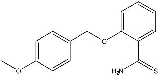 2-[(4-methoxybenzyl)oxy]benzenecarbothioamide Structure