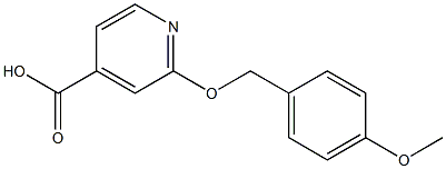 2-[(4-methoxyphenyl)methoxy]pyridine-4-carboxylic acid Structure