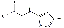 2-[(4-methyl-1,3-thiazol-2-yl)amino]acetamide Structure