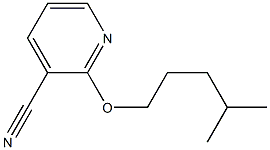 2-[(4-methylpentyl)oxy]pyridine-3-carbonitrile Structure