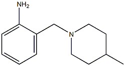 2-[(4-methylpiperidin-1-yl)methyl]aniline Structure