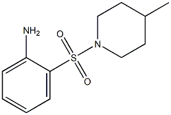 2-[(4-methylpiperidin-1-yl)sulfonyl]aniline 구조식 이미지