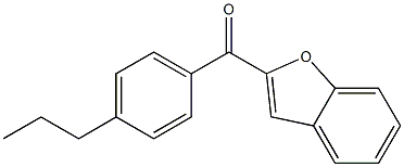 2-[(4-propylphenyl)carbonyl]-1-benzofuran 구조식 이미지