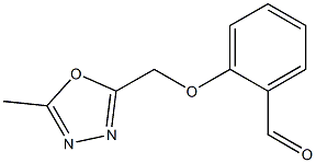 2-[(5-methyl-1,3,4-oxadiazol-2-yl)methoxy]benzaldehyde Structure