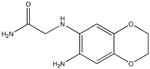 2-[(7-amino-2,3-dihydro-1,4-benzodioxin-6-yl)amino]acetamide Structure