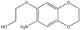2-[(7-amino-2,3-dihydro-1,4-benzodioxin-6-yl)oxy]ethan-1-ol Structure
