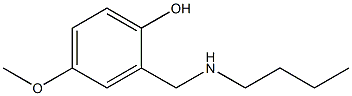 2-[(butylamino)methyl]-4-methoxyphenol 구조식 이미지