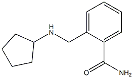 2-[(cyclopentylamino)methyl]benzamide Structure