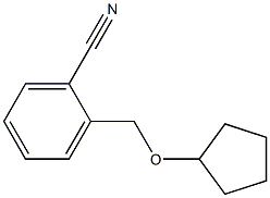 2-[(cyclopentyloxy)methyl]benzonitrile Structure