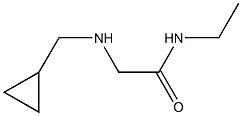 2-[(cyclopropylmethyl)amino]-N-ethylacetamide 구조식 이미지